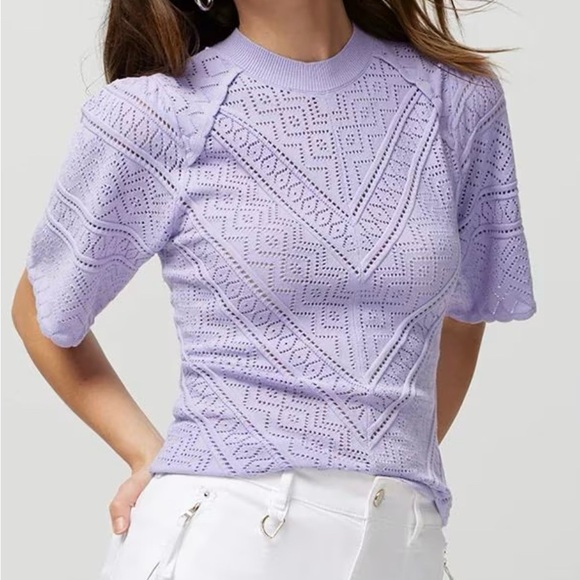 Gorgeous lavender WHBM sweater size M - Picture 4 of 4
